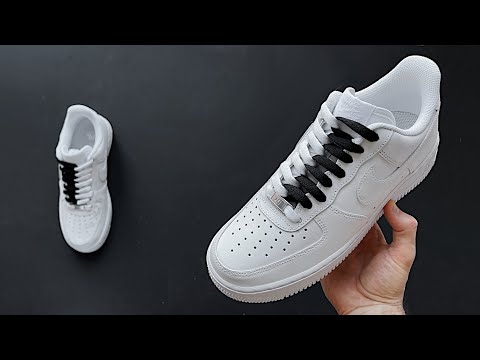 HOW TO DOUBLE LACE YOUR SHOES (NIKE AIR FORCE 1 LOW)