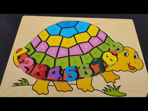 1 to 10 number shapes puzzle, 1 to 10 numbers, activity puzzle for toddlers, 1 to10 counting numbers