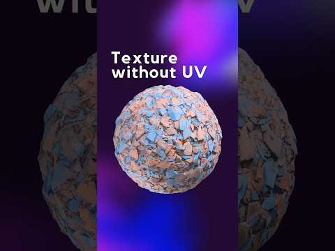 No UV required! Box mapping in Blender #3d #blender #b3d #b3d #texturing #material