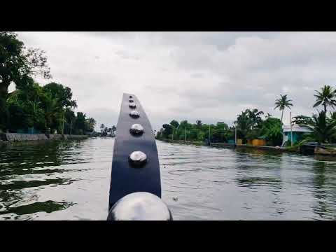 Cruising Through Alappuzha's Backwaters | Alappuzha || Alleppey || Boat ride || Kerala || 4K Video