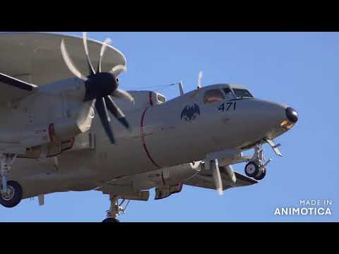 岐阜基地　川崎重工　E-２ #471　早期警戒機　テスト飛行　2024.01.17