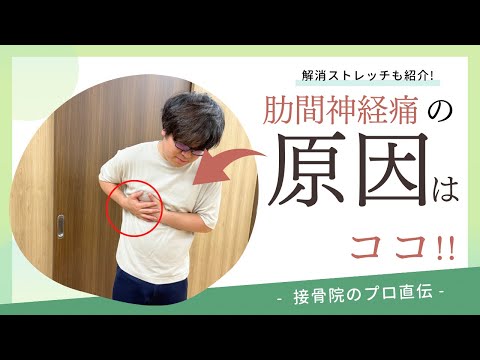 【肋間神経痛】身体を捻ると胸の下、脇腹が痛い、またはシビレがある。そんな方へのストレッチ！｜接骨院のプロが教えるお家セルフケア｜テラピスト接骨院