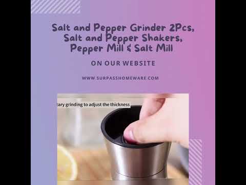 Salt and Pepper Grinder, Salt and Pepper Shakers #saltandpeppergrinder, #saltandpeppershakers