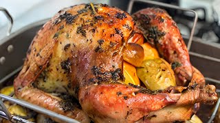 Garlic Butter And Herb Roasted Turkey Recipe | Step-By-Step Tutorial