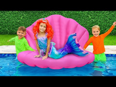 Chris and Little Mermaid Story for kids