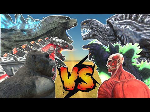 Godzilla Power Team vs Mighty Orga Team – Clash of Titans! Who Will Win?