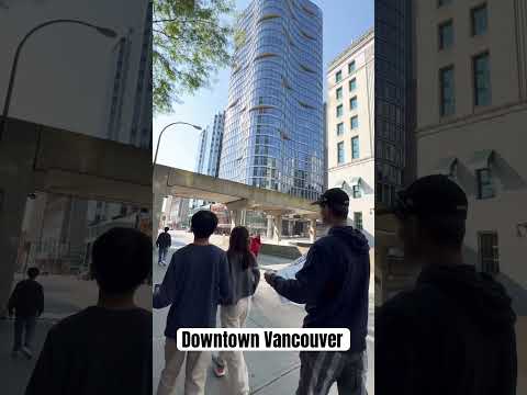 Downtown Vancouver BC #vancouver #familytime #bondingtime #familytravelmoment #shorts