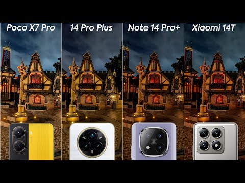 Poco X7 Pro vs Realme 14 Pro Plus vs Redmi Note 14 Pro Plus vs Xiaomi 14T Camera Test