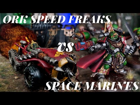 Orks Vs Space Marines. New Pariah Nexus Mission Deck. Warhammer 40k Battle Report.