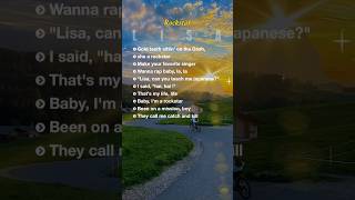 Rockstar - highlighted lyrics - Lisa #englishsongs #classicenglishsongs #hiphop #popularsong