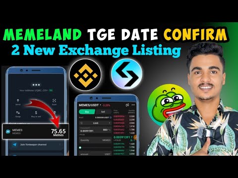 Finally Memeland TGE Date confirmed 🤑💰 | Memeland Listing On Binance ✅ | Memeland Price Confirm 🤑