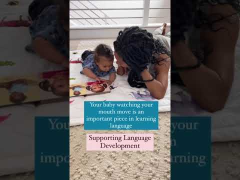 Language Development Tips For Better Speech // Speech Therapy for Montessori At Home #shorts