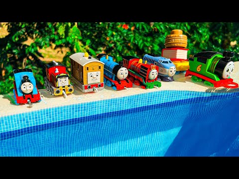 Looking for Thomas & Friends in the pool: Thomas The Train