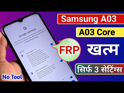 Samsung A03, A03 Core Android 12/13 Frp Bypass Without Pc 2024 | TalkBack Not Working