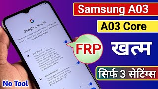 Samsung A03, A03 Core Android 12/13 Frp Bypass Without Pc 2024 | TalkBack Not Working