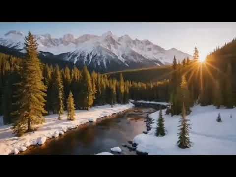 Stunning Mountain Sunrise View | 4K Ultra HD Drone Footage #NatureViews #royaltyfree