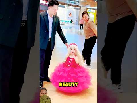 The cutest baby doll in Mall #cute #story #shorts