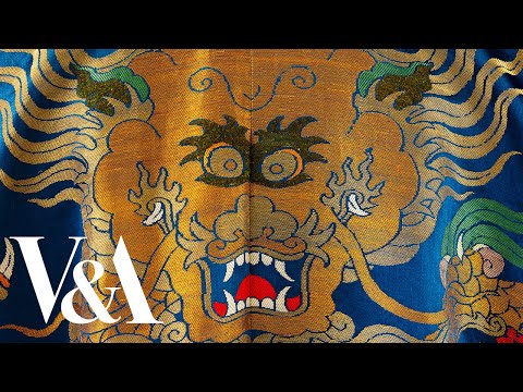 Fashion Unpicked: Banyan made from a dragon robe | V&A