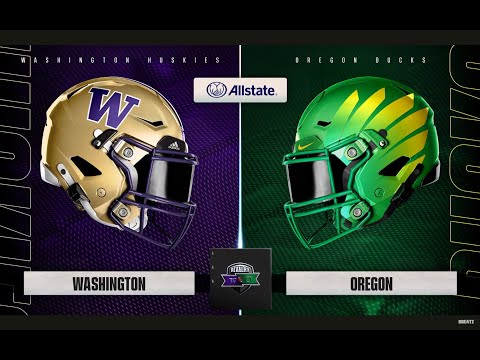 COLLEGE FOOTBALL WASHINGTON HUSKIES VS. OREGON DUCKS FULL GAME!