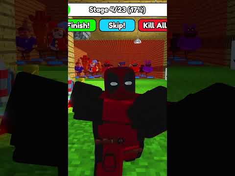 DEADPOOL escape MUTANT VILLAGER'S PRISON RUN #roblox #shorts