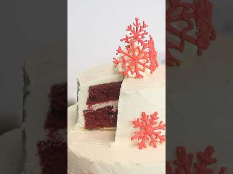 Red Velvet Christmas Cake