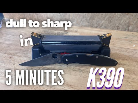 K390, My Favourite Steel - Dull to Sharp in 5 Minutes