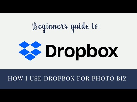 Dropbox: How to Use on a Mac for Photography Business