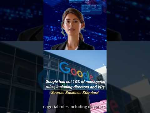 Google has cut 10% of managerial roles #googlenews #googleupdate #sundarpichai #news #ainews #AINews