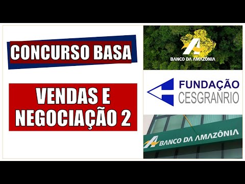 Questão 01 - Vendas e Negociação 2 - Concurso BASA (Cesgranrio)