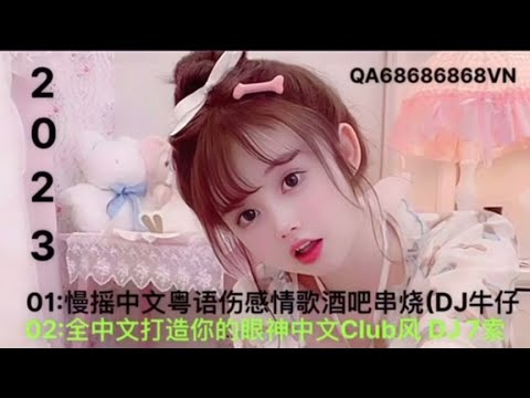 慢摇中文粤语伤感情歌酒吧串烧(DJ牛仔、