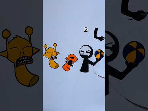 Mr Black × Simon × Oren | Incredibox Sprunki #sprunki #shorts #art