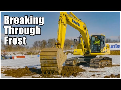 How to Dig Through Frost with an Excavator | Heavy Equipment Operator