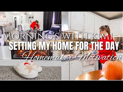 MORNING HOME RESET | MORNING'S WITH KIMI | HOMEMAKING | CLEANING MOTIVATION 2024