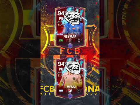 Neymar vs Messi fc mobile cards obs: as cartas foram criadas por mim #naoflopa #foryou #fcmobile