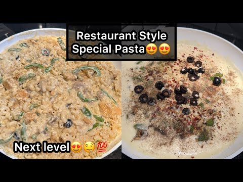 Restaurant Style Special White Sauce Pasta 😍🤤💯 | Must try one time 🫰