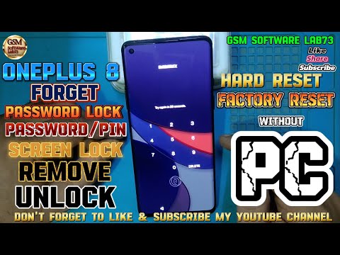 Oneplus 8 Hard Reset|Oneplus 8 Factory Reset|GsmSoftWareLab73