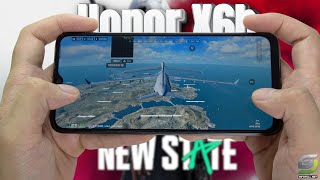 Honor X6b test game PUBG New State | Helio G85