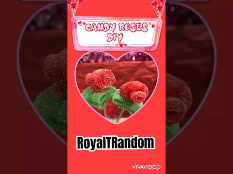 Candy Roses DIY #funfriday #roses #valentinesday #diy