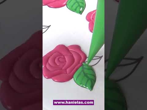 Rose Royal Icing Transfers #rose