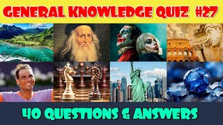 General Knowledge Trivia Quiz (Part 27)