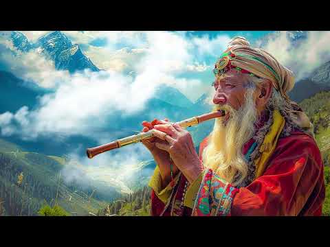 Tibetan Flute Music - Meditation, Yoga, Eliminate Stress And Calm The Mind, Release Of Melatonin