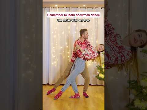 SNOWMAN DANCE | Try it with your love 💖#dancetutorial