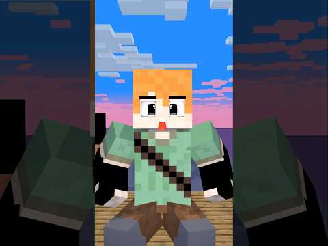 Cross the river challenge #trending #minecraft #friendship #minecraftanimation #anime