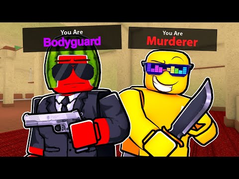 Hiring a BODYGUARD In Roblox Murder Mystery