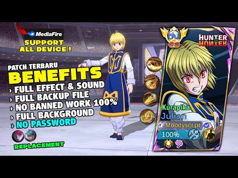 UPDATE | Julian Kurapika HXH Hunter X Hunter Skin Script No Password | Full Effect & Full Sound MLBB