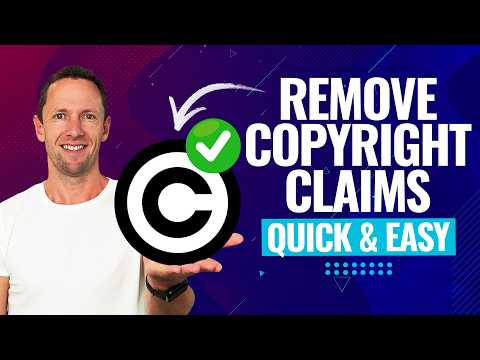 How to Remove Copyright Claims on YouTube Videos in 2024!