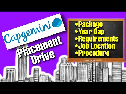 Capgemini Placement Drive | Best MNC? | Overall Package? Bond?