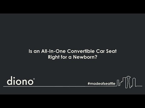 Diono® All-in-One Convertible Car Seat | Ask a CPST | Is a Convertible Car Seat Right for a Newborn?