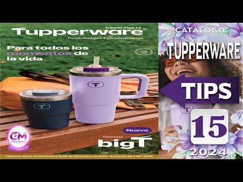 TUPPERWARE TIPS 15 2024 ➠ CATALOGO TUPPERWARE NUEVO