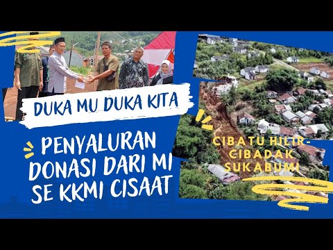 PENYALURAN DONASI DARI MI SE-KKMI CISAAT || BERBAGI ITU INDAH